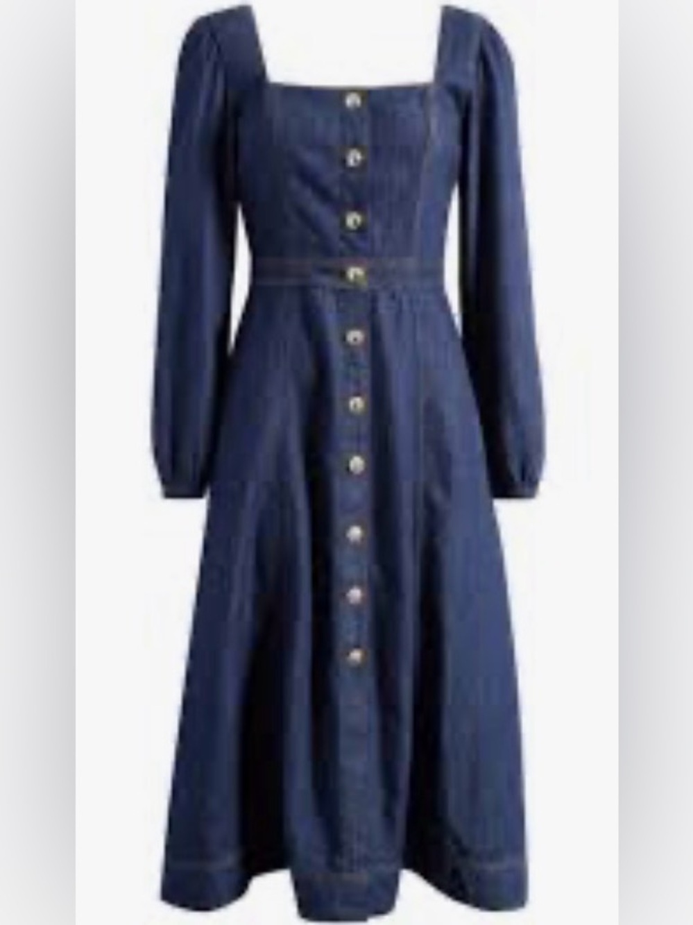 Reformation Celeste Denim Midi Dress size 2- NWT $248 - Picture 2 of 10